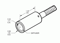 ファイババンドル用拡散ビームプローブ